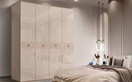 Шкаф 4 дв. Rimini solo белый