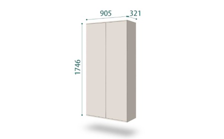 Пенал (2 дв.) Aura