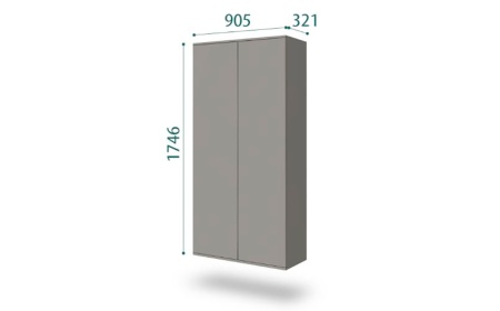 Пенал (2 дв.) Aura