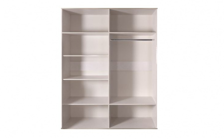 Шкаф 4 - дв. с зеркалами Rimini белый