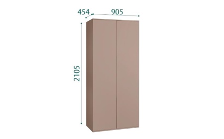 Шкаф 2 дв. (ящики+винный уголок) Aura