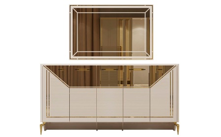 Комод с зеркалом Стефани